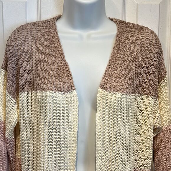 Inc International Concepts Colour Block Loose Knit Cardigan Size M NWT - Picture 2 of 12